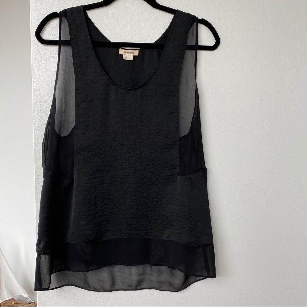 Helmet Lang Silk Tank